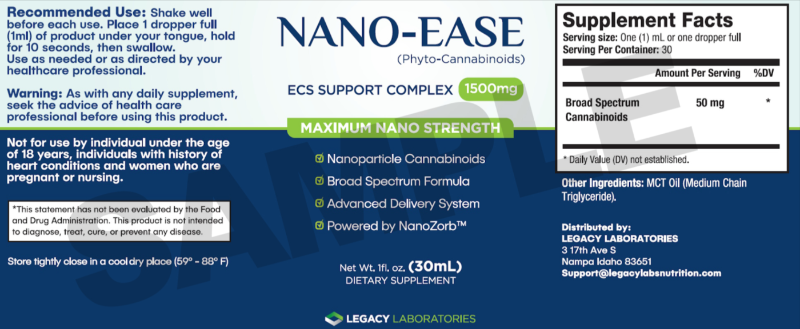 Nano Ease CBD Oil Supplement